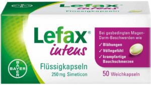 Lefax intens Flüssigkapseln 250 mg Simeticon 50 Stück