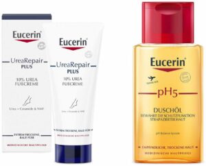 Eucerin UreaRepair Plus Fußcreme 10% 100 ml + gratis pH 5 Duschöl 100 ml