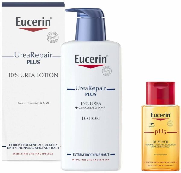 Eucerin UreaRepair Plus Lotion 10% 400 ml + gratis pH 5 Duschöl 100 ml