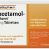 Paracetamol-ratiopharm 1000 mg 10 Tabletten