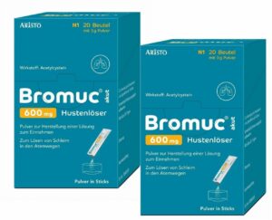 Bromuc Akut 600 mg Hustenlöser 2 x 20 Beutel