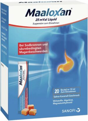 Maaloxan 25 mVal 20 x 10 ml Liquid