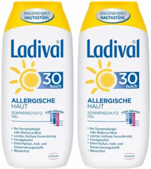 Ladival Sonnenschutz Gel Allergische Haut LSF 30 2 x 200 ml Gel