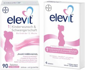 Elevit 1 Kinderwunsch & Schwangerschaft 90 Tabletten + gratis 8 Tabletten