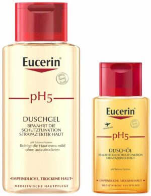 Eucerin pH5 Duschgel 200 ml empfindliche Haut + gratis pH5 Duschöl 100 ml