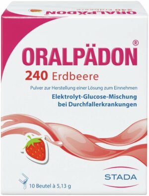 Oralpädon 240 Erdbeere 10 Beutel
