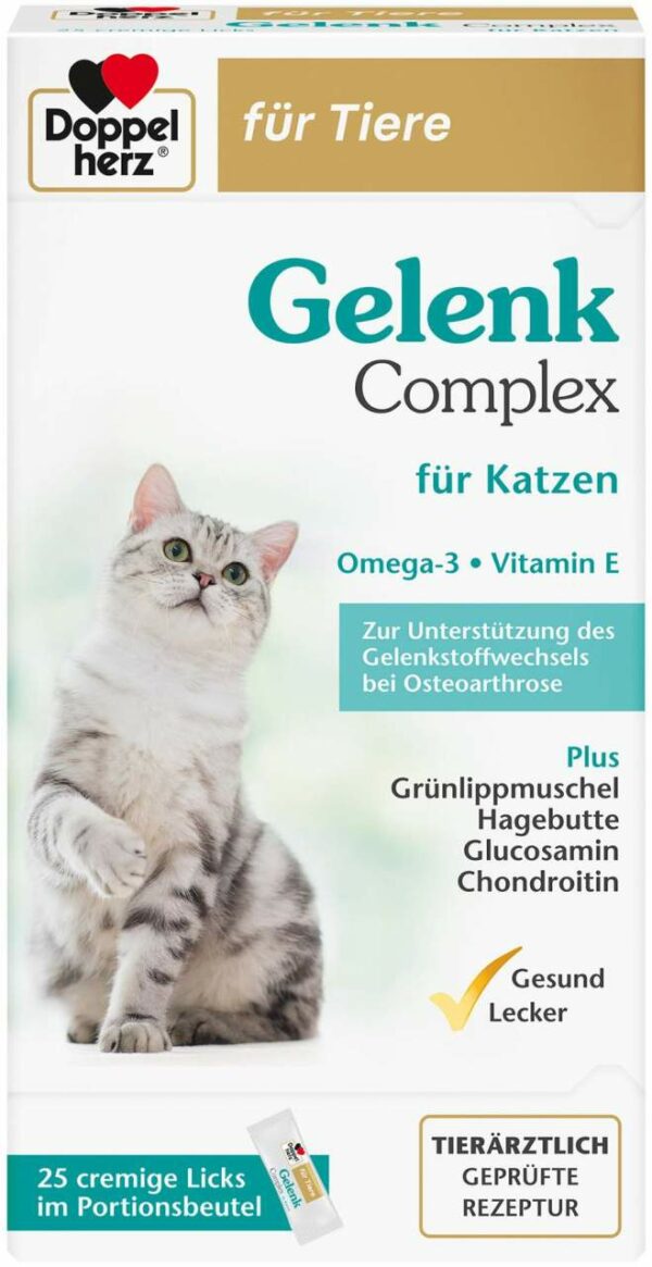 Doppelherz Gelenk Complex für Katzen 25 Licks