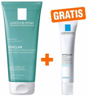 La Roche-Posay Effaclar Mikro-Peeling Reinigungsgel 200 ml + gratis Effaclar Duo (+) 15 ml