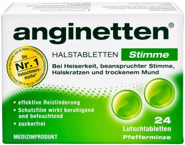 Anginetten Stimme Lutschtabletten 24 Stk