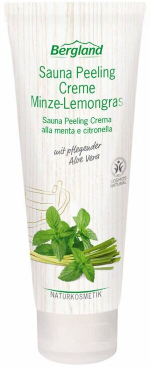 Sauna Peeling Creme Minze - Lemongras 100 ml