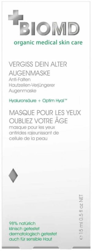 Biomed Vergiss Dein Alter Anti-Aging Augenmaske 15 ml