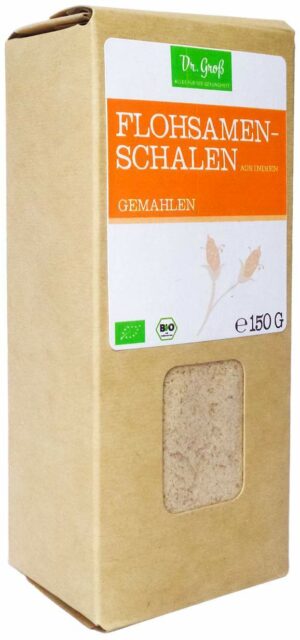 Flohsamenschalen Gemahlen Bio 150 G