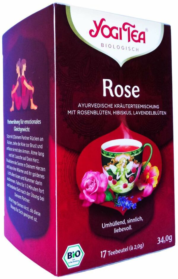 Yogi Tea Rose Bio Filterbeutel 17 Stk