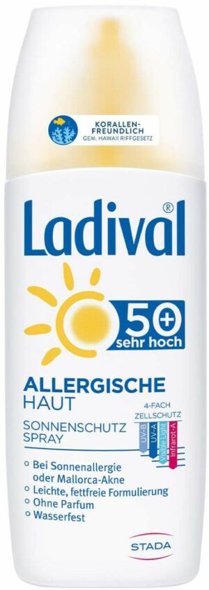 Ladival Allergische Haut 150 ml Spray LSF 50+