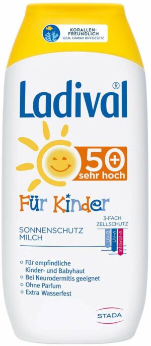 Ladival Sonnenschutz Milch für Kinder LSF 50+ 200 ml