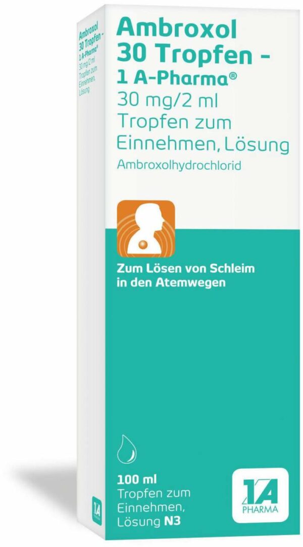 Ambroxol 30 Tropfen 1a Pharma 100 ml