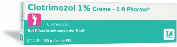 Clotrimazol 1% Creme 1A Pharma 50 g