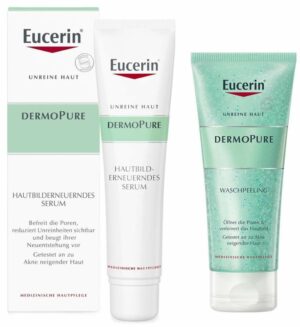 Eucerin DermoPure hautbilderneuerndes Serum 40 ml + gratis Eucerin DermoPure Waschpeeling 100 ml