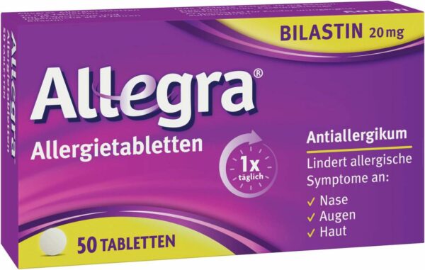 Allegra Allergietabletten 20 mg 50 Tabletten