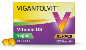 Vigantolvit 2000 I.E. Vitamin D3 vegan 120 Kapseln
