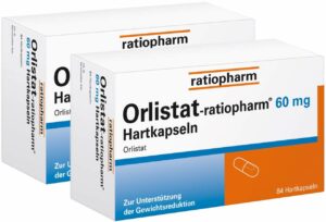 Orlistat-ratiopharm 60 mg 2 x 84 Hartkapseln