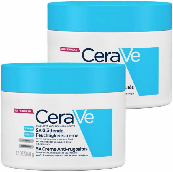 CeraVe SA Urea Feuchtigkeitscreme 2 x 340 g
