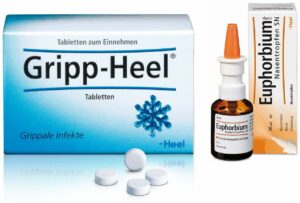 Gripp Heel 50 Tabletten + Euphorbium comp. Nasentropfen SN 20 ml Spray