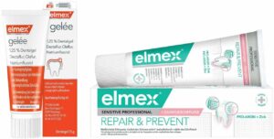 Elmex Gelee 25 g + Elmex Sensitive Professional Repair & Prevent Zahncreme 75 ml