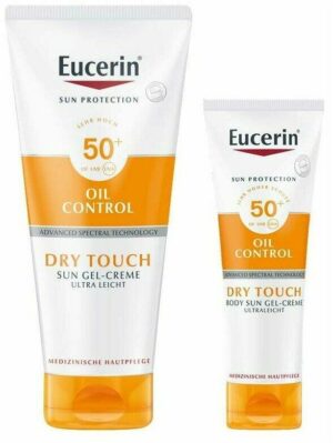 Eucerin Sun Oil Control Body LSF50 200 ml Gel-Creme + gratis Body LSF50 50 ml Gel-Creme
