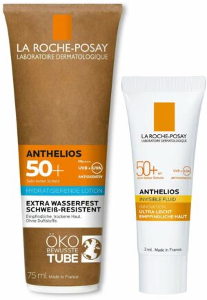 La Roche Posay Anthelios Milch LSF 50+ 75 ml + gratis invisible Fluid UVMune 400 LSF 50+ 3 ml