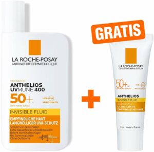 La Roche Posay Anthelios Invisible Fluid UVMune 400 LSF 50+ 50 ml Fluid + gratis 3 ml Fluid