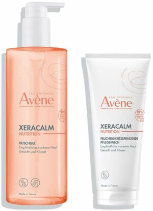 Avene XeraCalm Nutrition Duschgel 500 ml + gratis feuchtigkeitsspendende Pflegemilch 100 ml