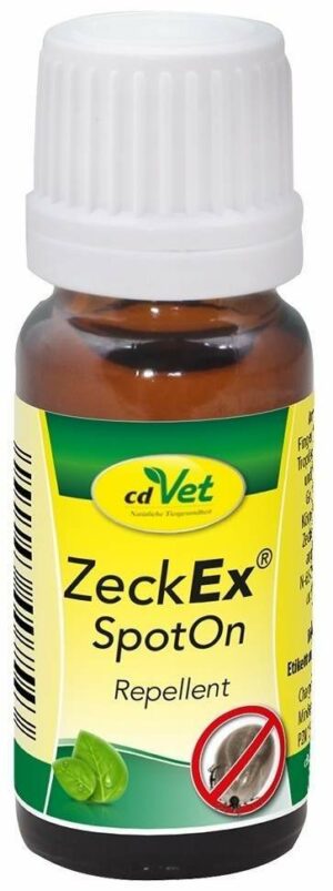 Zeckex Spoton Repellent Für Hunde & Katzen 10 ml Öl