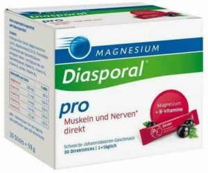 Magnesium Diasporal Pro Muskeln und Nerven direkt Direktgranulat 30 Sticks