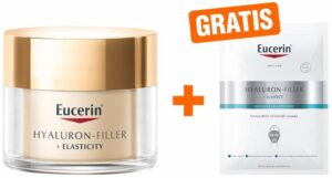 Eucerin Hyaluron Filler + Elasticity Tagespflege 50 ml Creme + gratis Anti Age Hyaluron Filler Intensiv Maske