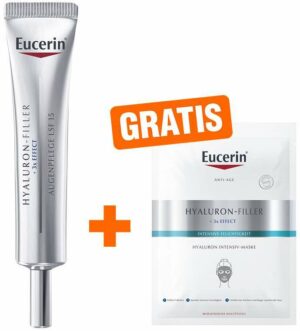 Eucerin Hyaluron Filler Augenpflege 15 ml + gratis Hyaluron Filler Intensiv Maske