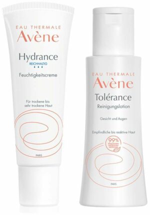 Avene Hydrance reichhaltige Feuchtigkeitscreme 40 ml + gratis Avene Tolerance Reinigungslotion 100 ml