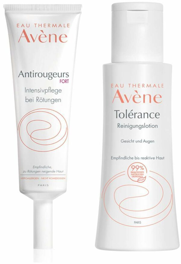 Avene Antirougeurs Fort Intensivpflege Creme 30 ml + gratis Avene Tolerance Reinigungslotion 100 ml