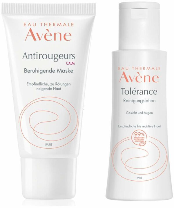 Avene Antirougeurs Calm beruhigende Maske 50 ml + gratis Avene Tolerance Reinigungslotion 100 ml