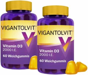 Vigantolvit 2000 I.E. Vitamin D3 2 x 60 Weichgummis