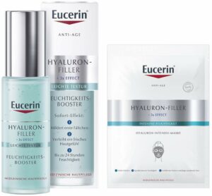 Eucerin Hyaluron Filler Feuchtigkeitsbooster 30 ml + gratis Eucerin Anti Age Hyaluron Filler Intensiv Maske 1 Stück
