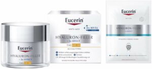 Eucerin Hyaluron Filler Tagespflege LSF30 50 ml Creme + gratis Eucerin Anti Age Hyaluron Filler Intensiv Maske 1 Stück