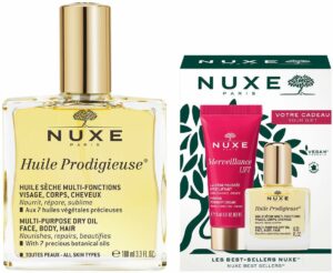 NUXE Huile Prodigieuse NF 100 ml + gratis Anti-Aging Set