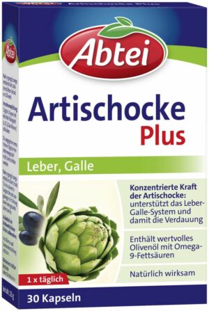 Abtei Artischocke Plus Kapseln TF 30 Stück