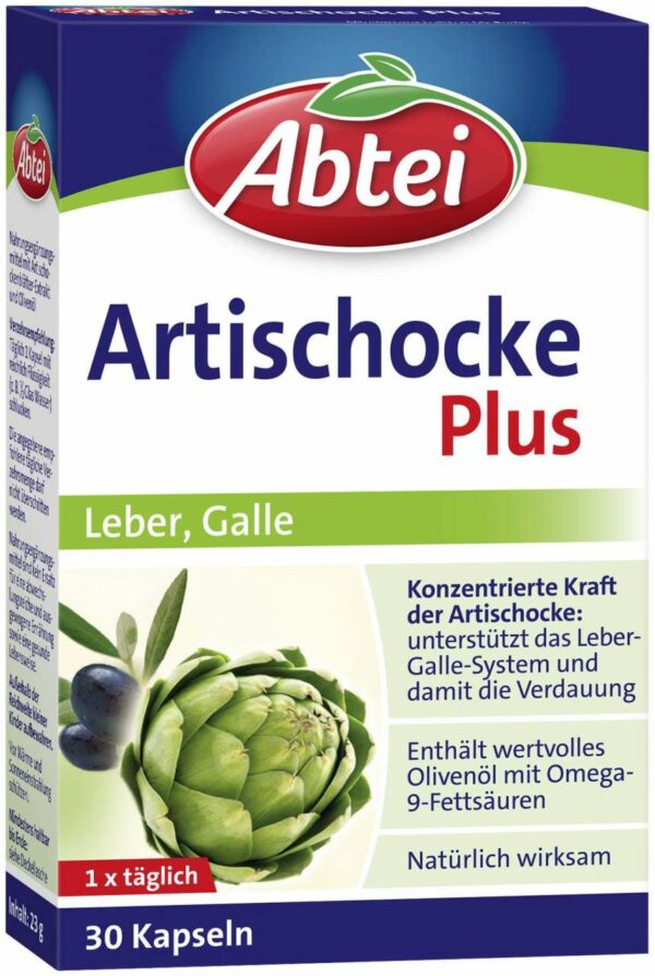 Abtei Artischocke Plus Kapseln TF 30 Stück