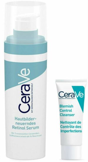 Cerave hautbilderneuerndes Retinol Serum 30 ml + gratis porentiefe Reinigung Gel 5 ml