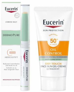 Eucerin DermoPure Abdeckstift + gratis Sun Oil Control Face 50+ 20 ml