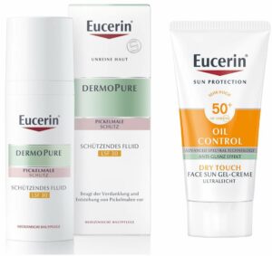 Eucerin Dermopure Schützendes Fluid LSF 30 50 ml + gratis Sun Oil Control Face 50+ 20 ml