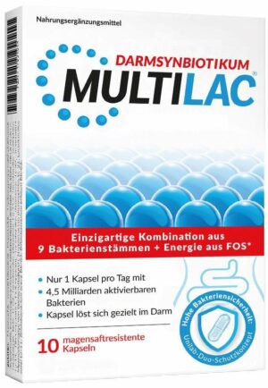 Multilac Darmsynbiotikum 15 magensaftresistente Kapseln