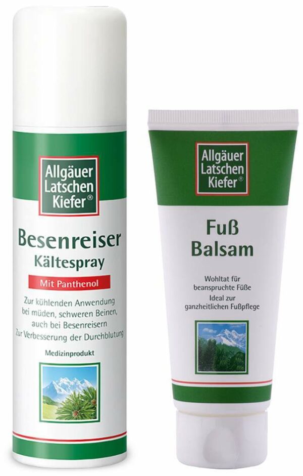 Allgäuer Latschenkiefer Besenreiser Kältespray 150 ml + gratis Fußbalsam 50 ml